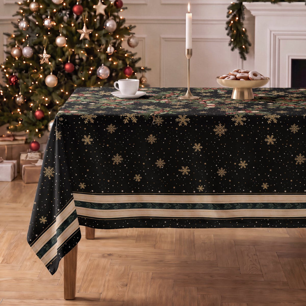 Mantel de Navidad Bruma Black · Pierre Cardin