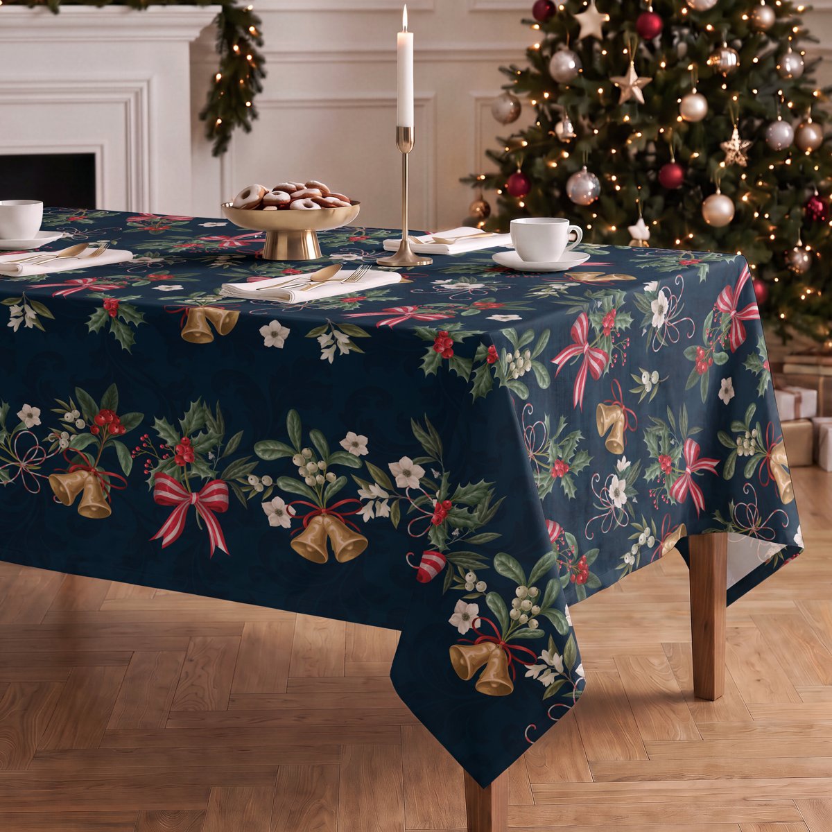 Mantel de Navidad Cedro Marine · Pierre Cardin