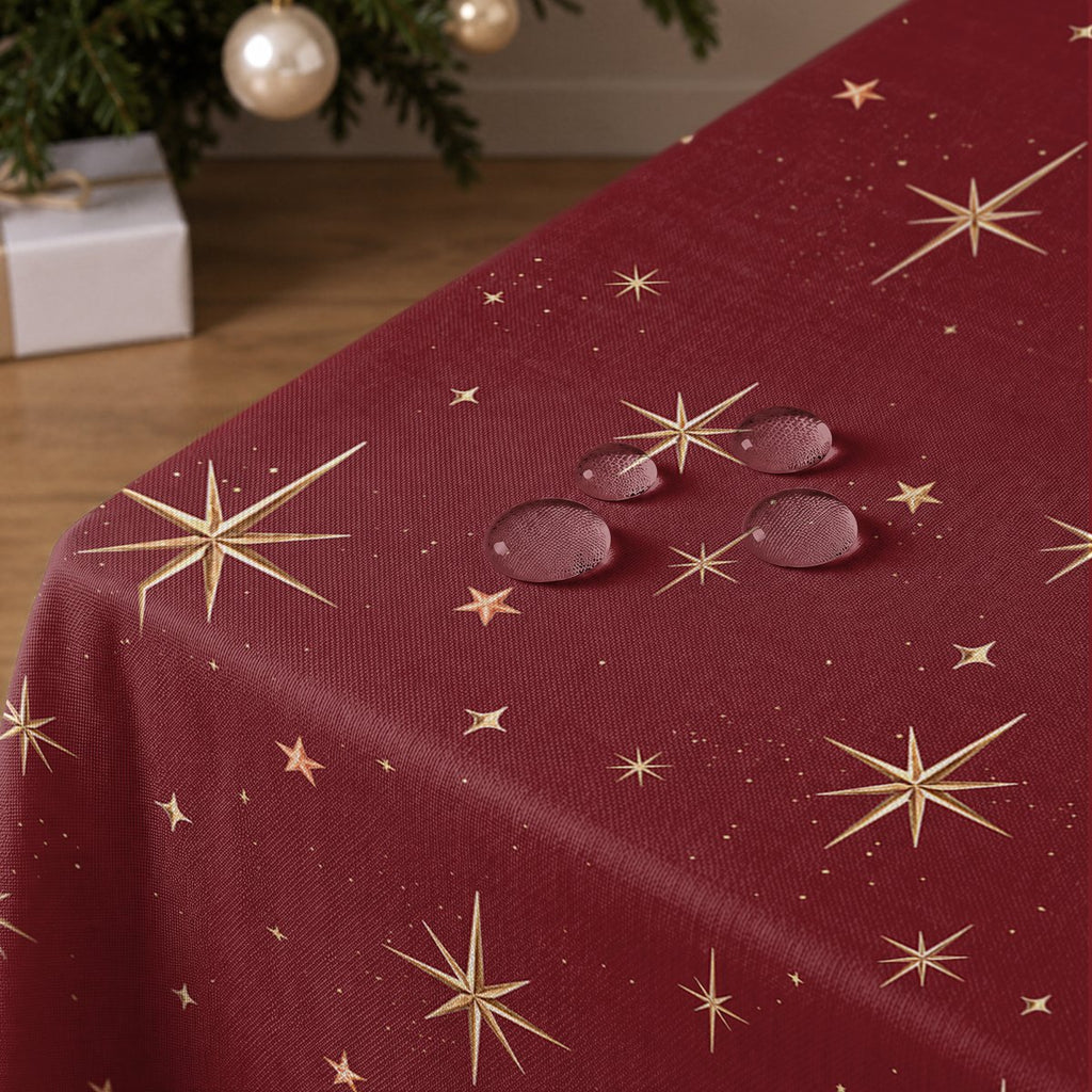Mantel de Navidad Destello Bordeaux · Pierre Cardin