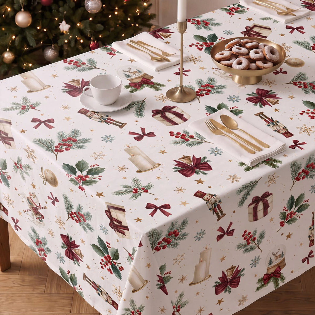 Mantel de Navidad Estelar Red · Pierre Cardin