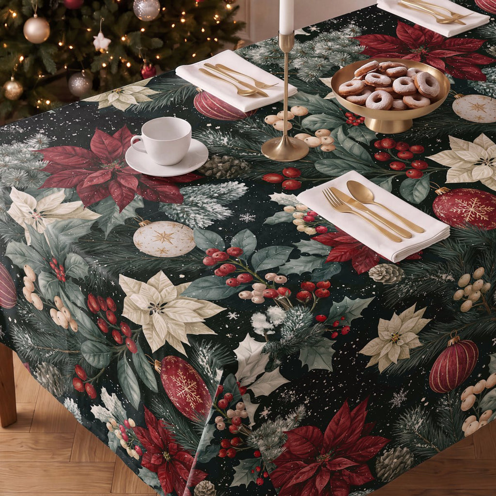 Mantel de Navidad Glaciar Marine · Pierre Cardin
