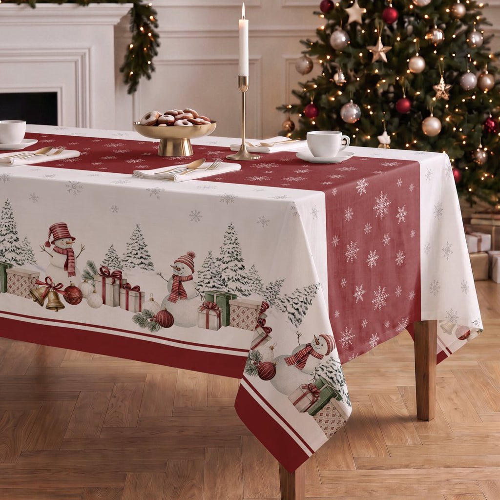 Mantel de Navidad Helsinki Red · Pierre Cardin