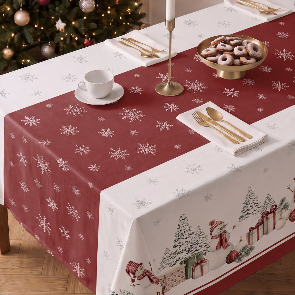 Mantel de Navidad Helsinki Red · Pierre Cardin