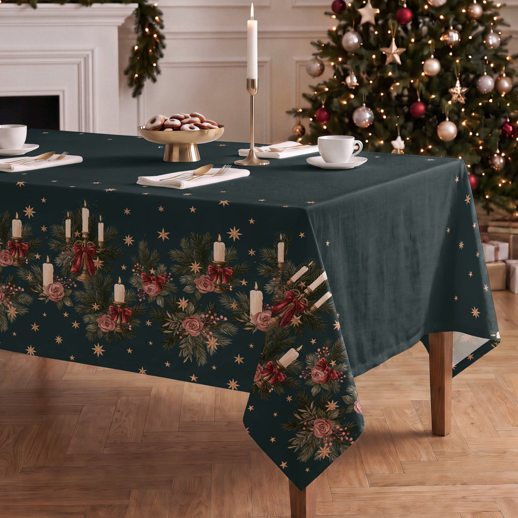 Mantel de Navidad Ilumina Green · Pierre Cardin