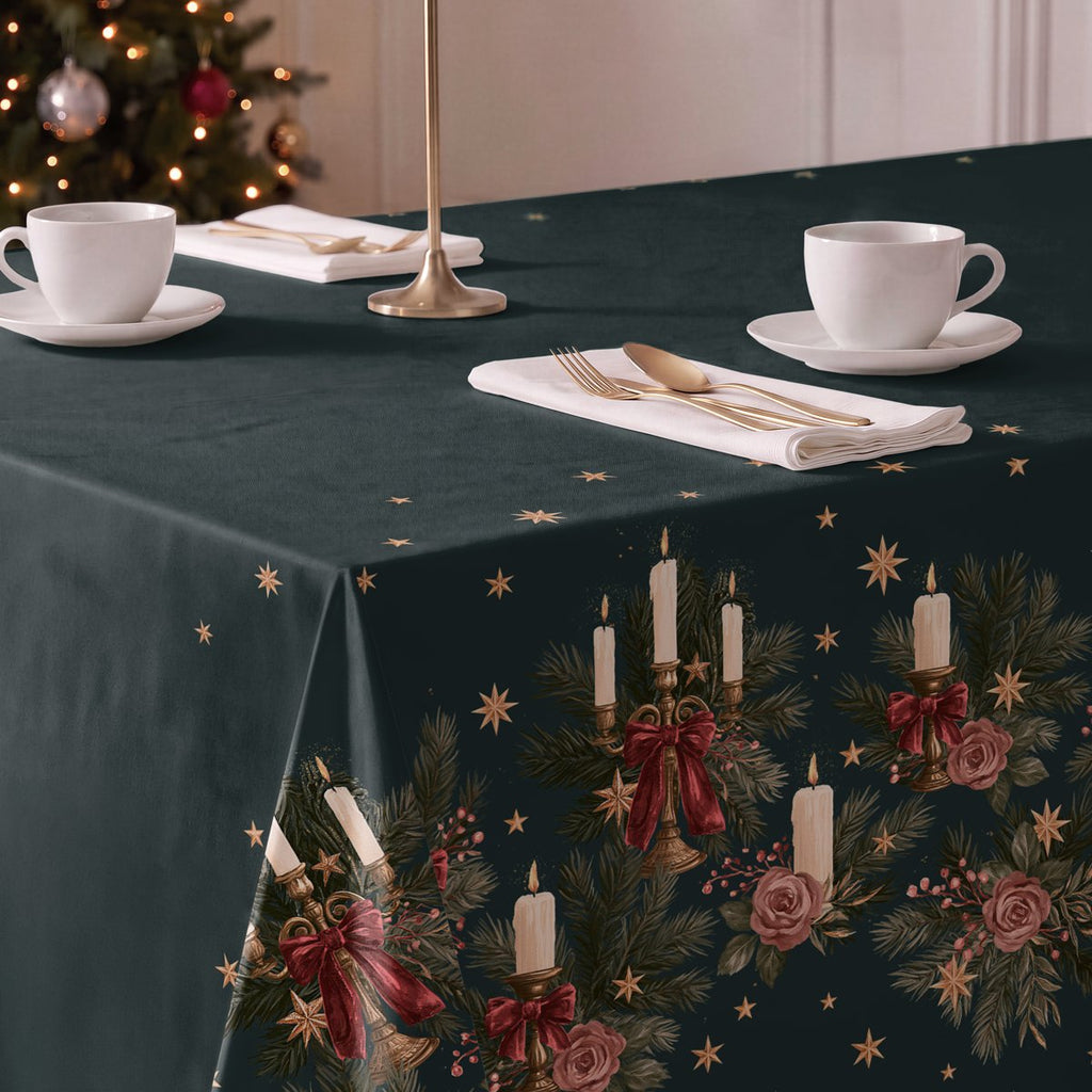 Mantel de Navidad Ilumina Green · Pierre Cardin