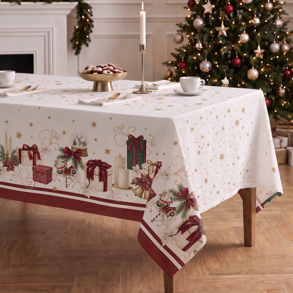 Mantel de Navidad Navideño Bordeaux · Pierre Cardin