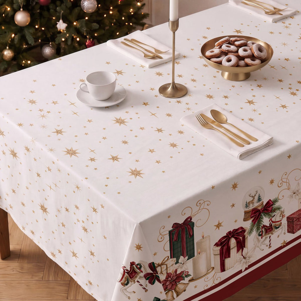 Mantel de Navidad Navideño Bordeaux · Pierre Cardin