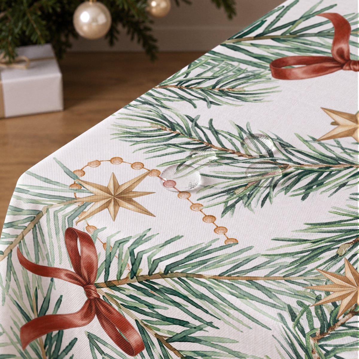 Mantel de Navidad Nordica Grey · Pierre Cardin