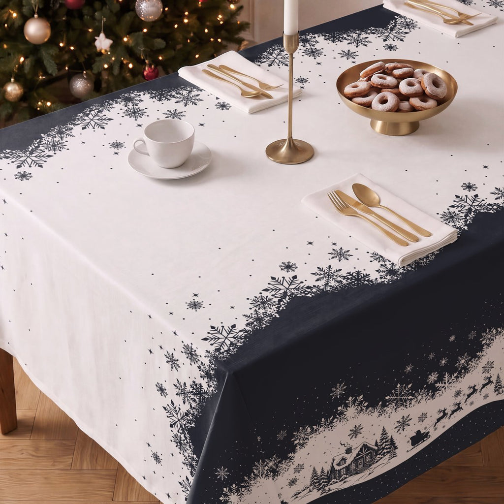 Mantel de Navidad Nordland Blue · Pierre Cardin