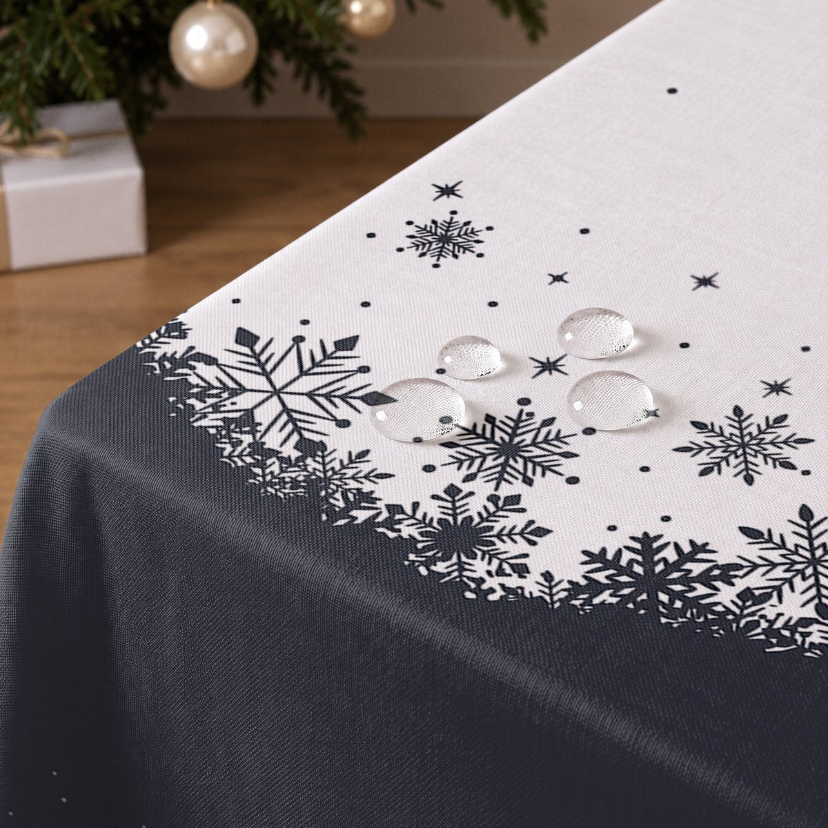 Mantel de Navidad Nordland Blue · Pierre Cardin