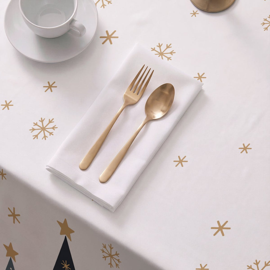 Mantel de Navidad Pinar Blue · Pierre Cardin