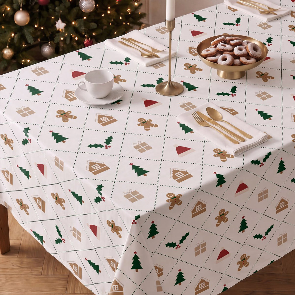 Mantel de Navidad Tundra Bordeaux · Pierre Cardin