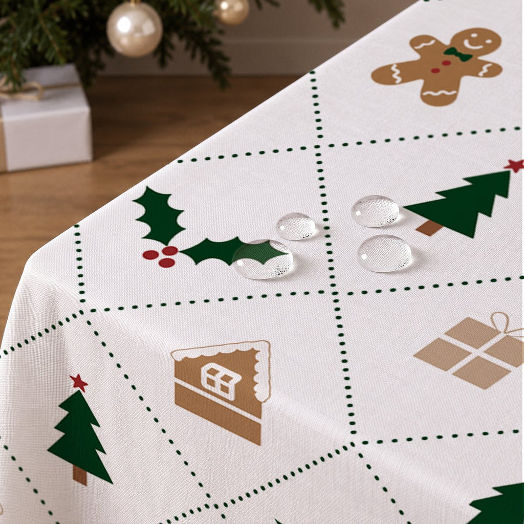 Mantel de Navidad Tundra Bordeaux · Pierre Cardin