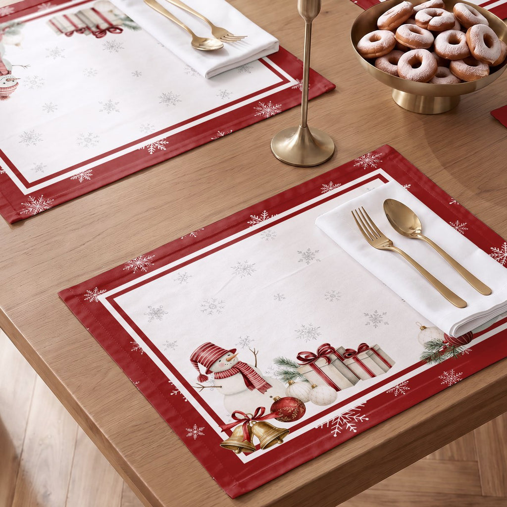 Manteles Individuales de Navidad Helsinki Red (Pack de 4) · Pierre Cardin