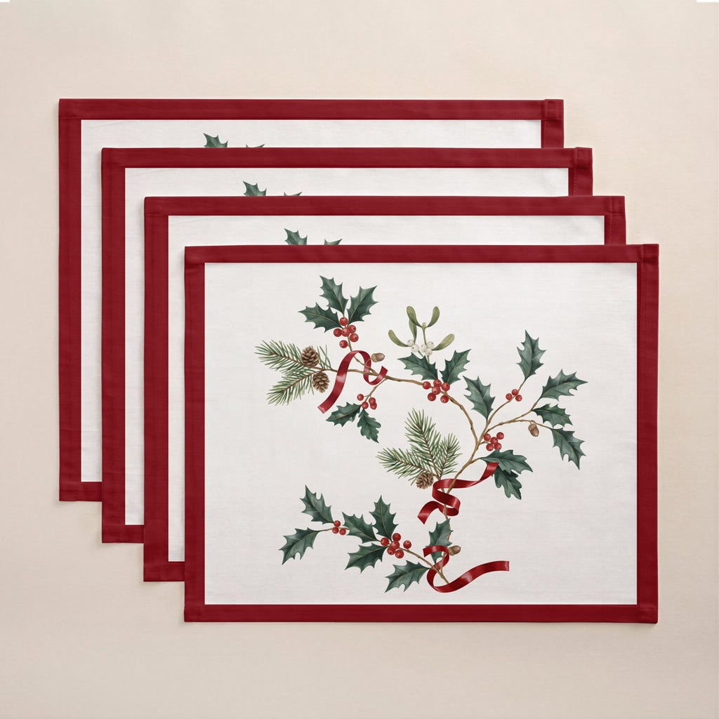 Mantel de Navidad Silvestre Red · Pierre Cardin