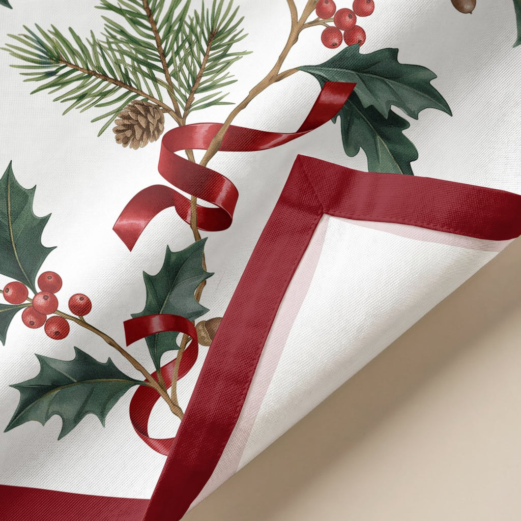 Mantel de Navidad Silvestre Red · Pierre Cardin