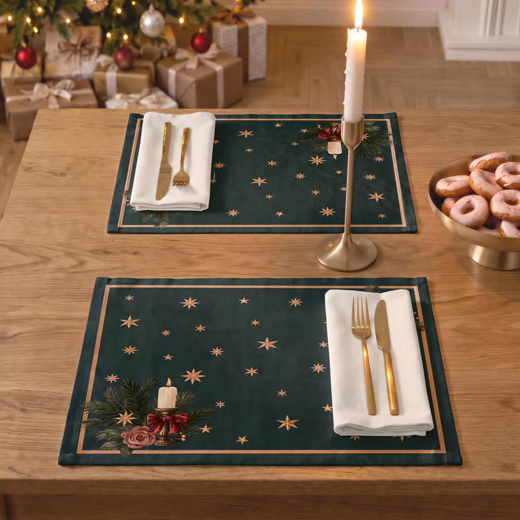 Manteles Individuales de Navidad Ilumina Green (Pack de 4) · Pierre Cardin