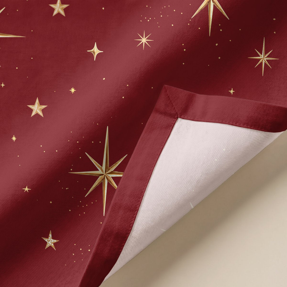 Manteles Individuales de Navidad Destello Bordeaux (Pack de 4) · Pierre Cardin