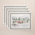 Manteles Individuales de Navidad Tundra Bordeaux (Pack de 4) · Pierre Cardin