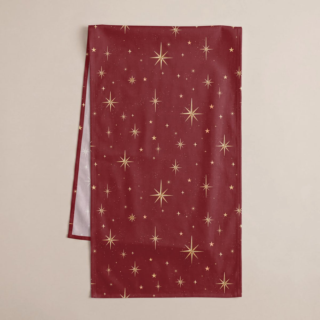Camino de Mesa de Navidad Destello Bordeaux · Pierre Cardin