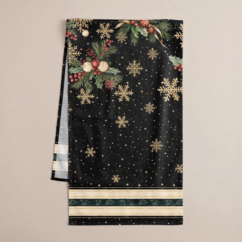 Camino de Mesa de Navidad Bruma Black · Pierre Cardin