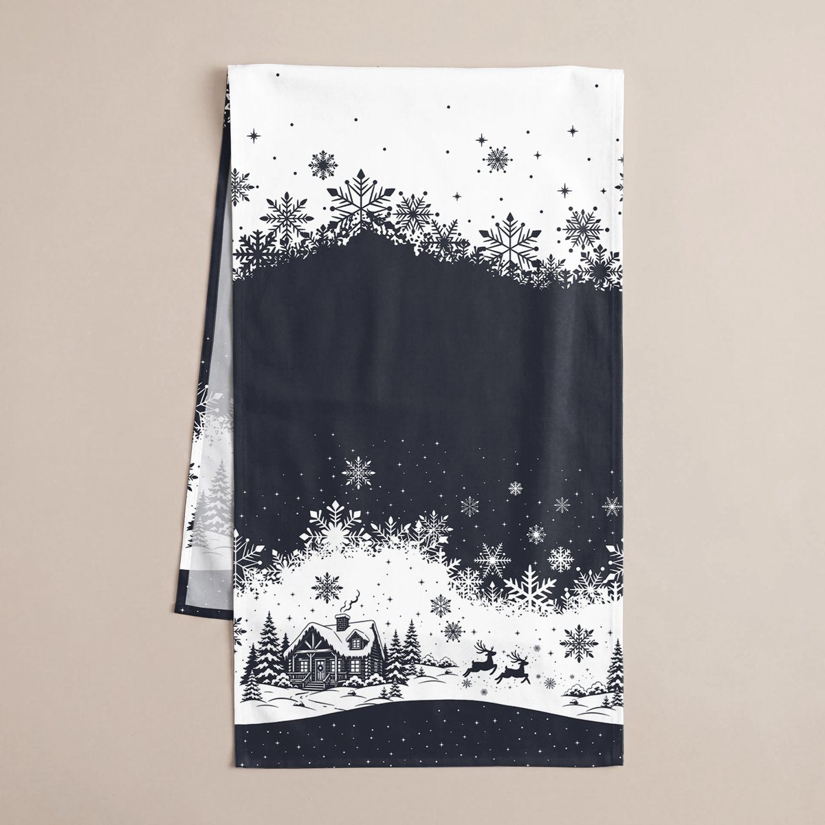 Camino de Mesa de Navidad Nordica Grey · Pierre Cardin