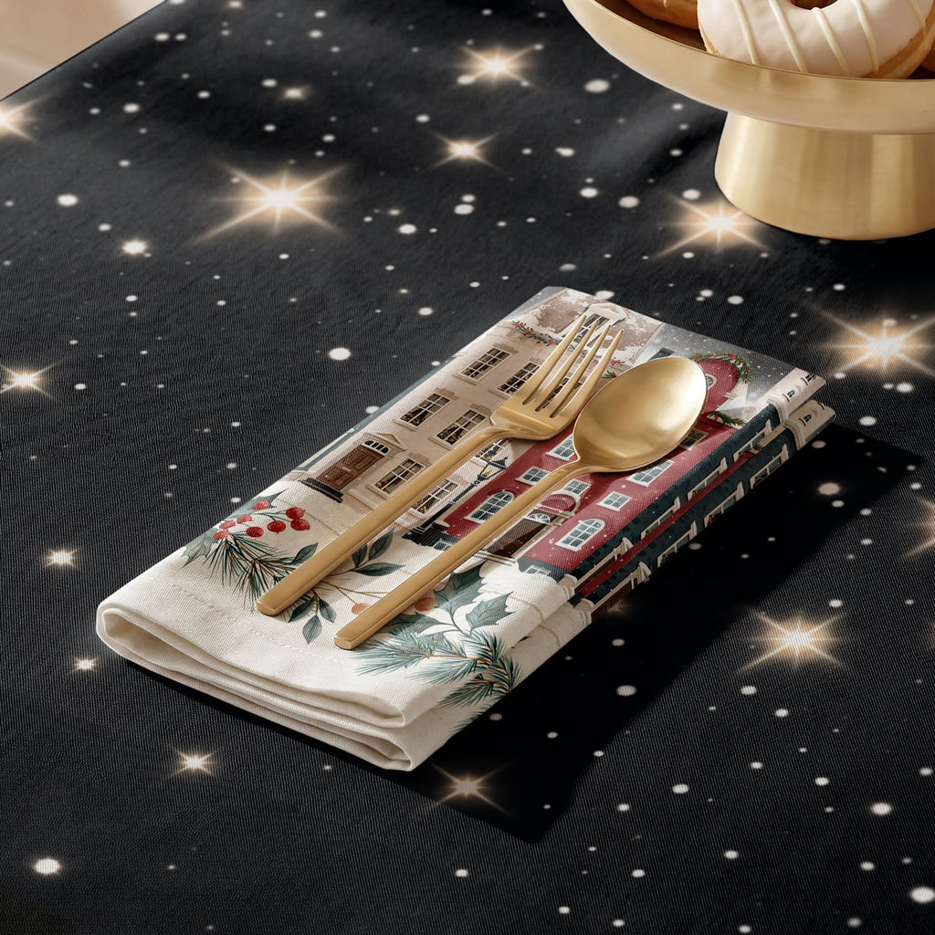 Servilletas de Navidad Laponia Black · Pierre Cardin