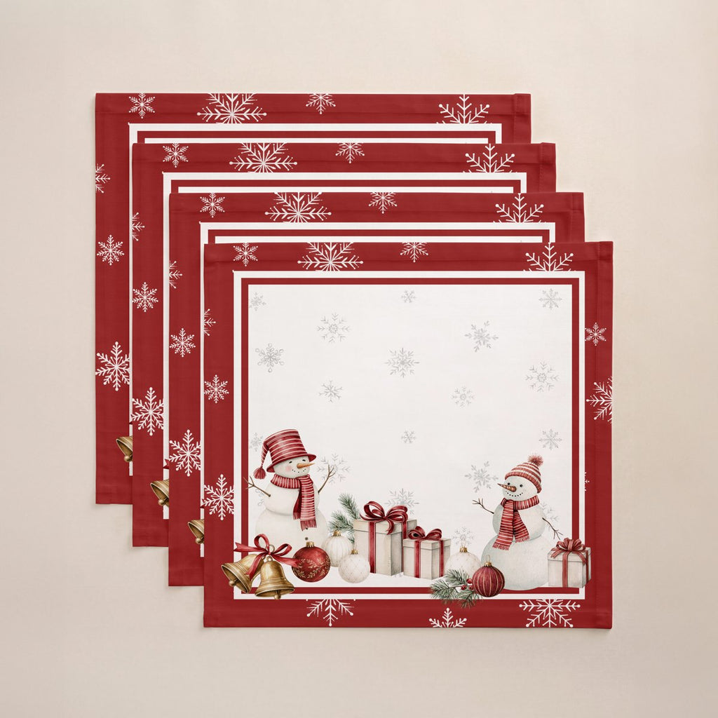 Servilletas de Navidad Helsinki Red · Pierre Cardin