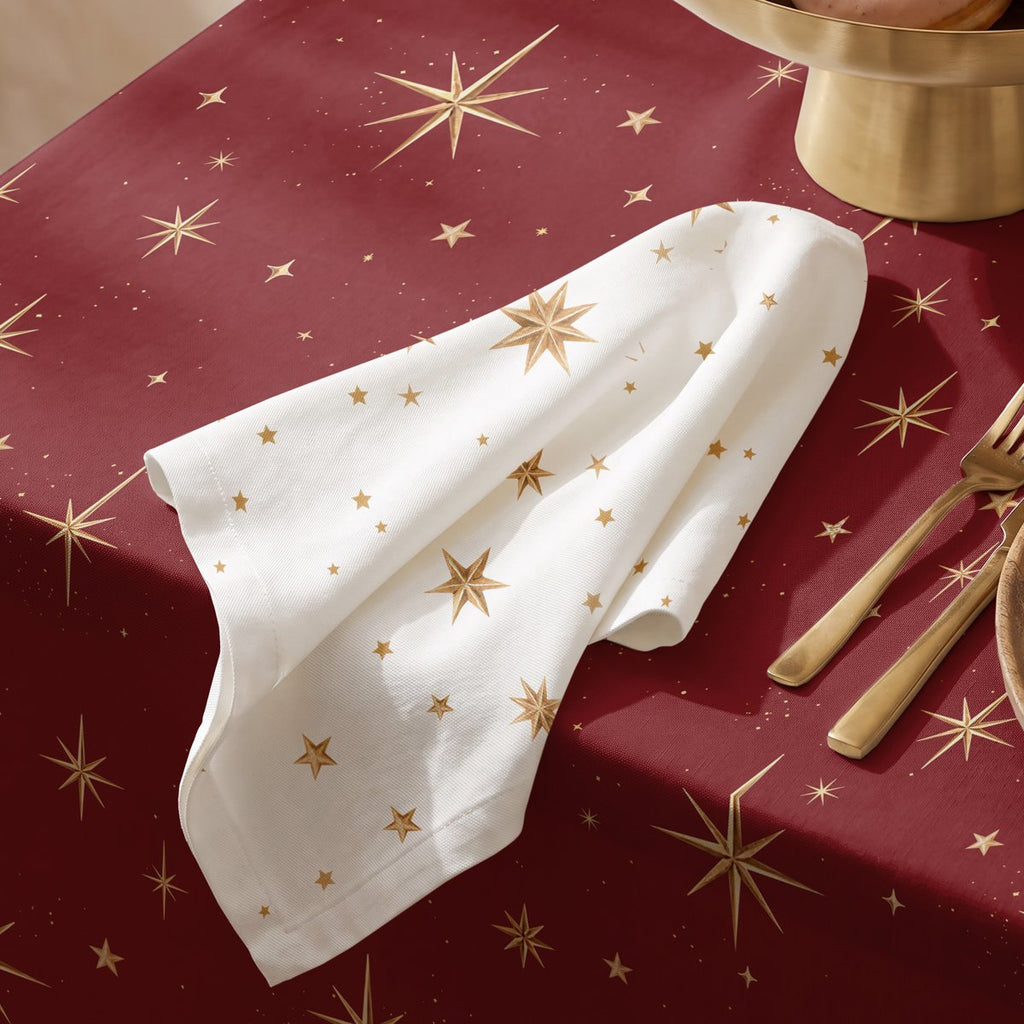Servilletas de Navidad Boreas Bordeaux · Pierre Cardin