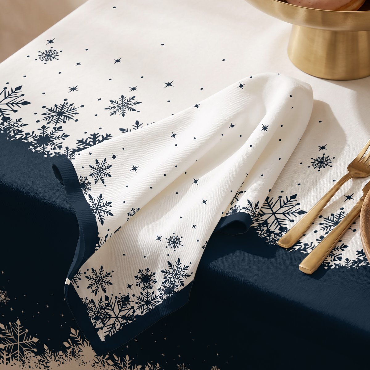 Servilletas de Navidad Nordland Blue · Pierre Cardin
