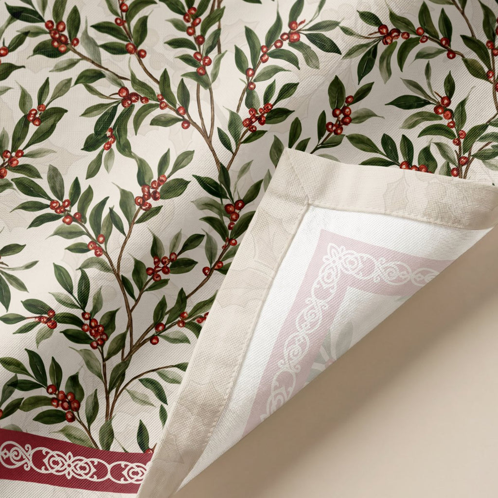 Servilletas de Navidad Abedul Green-Red · Pierre Cardin