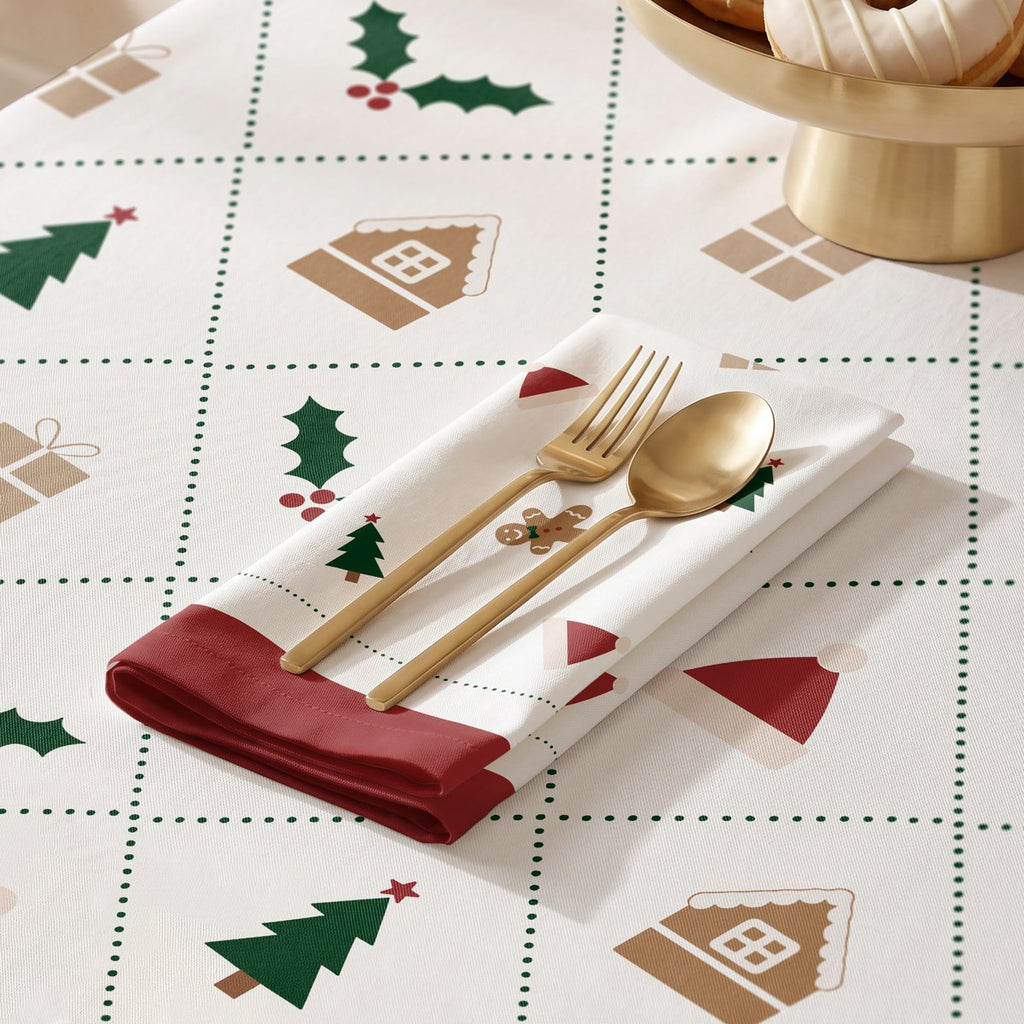 Servilletas de Navidad Niveo Green-Red · Pierre Cardin