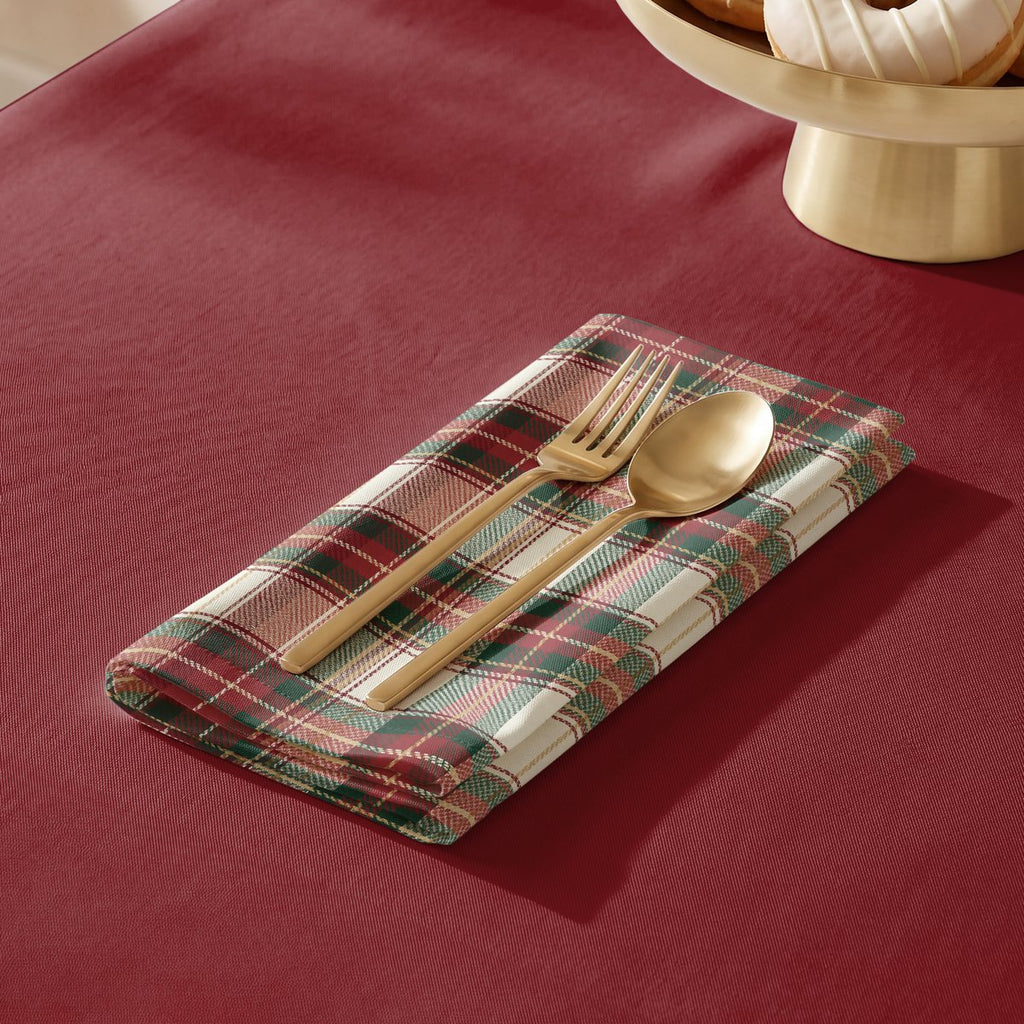 Servilletas de Navidad Tundra Bordeaux · Pierre Cardin