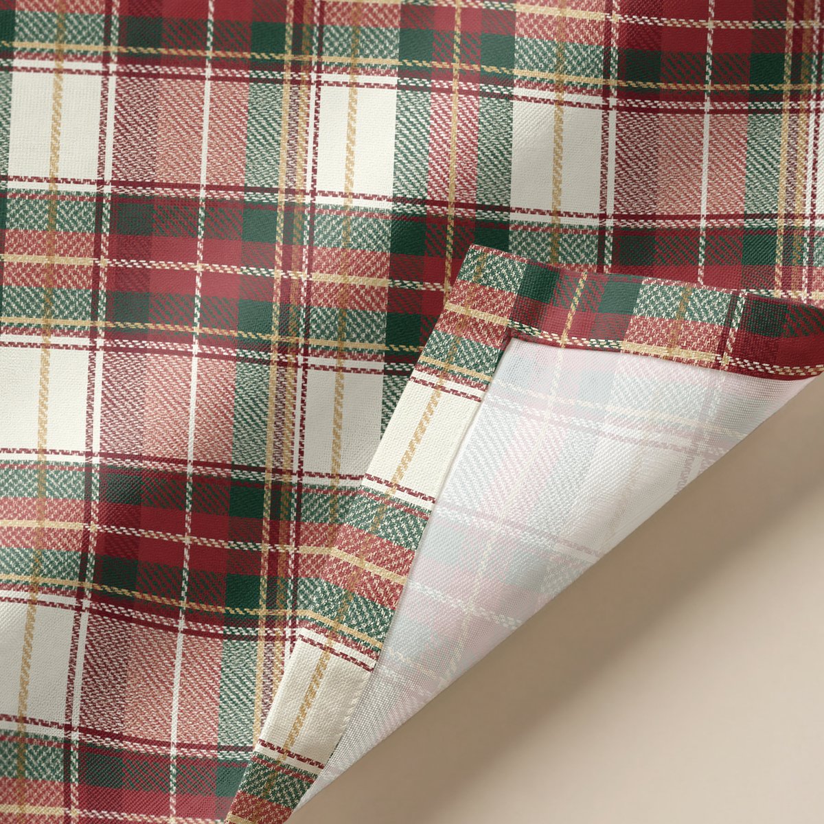 Servilletas de Navidad Tundra Bordeaux · Pierre Cardin
