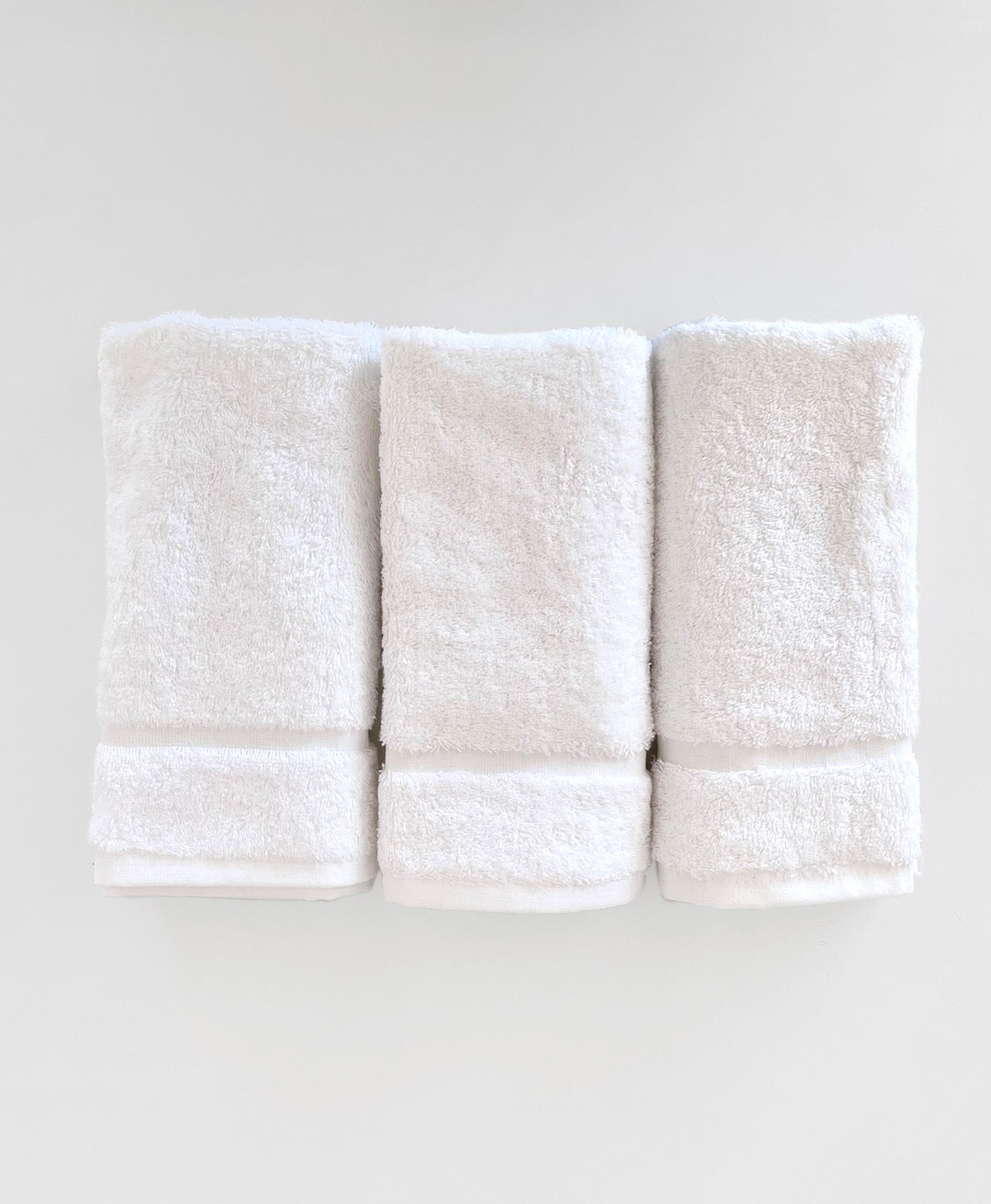 Pack 3 paños 600 gr/m2 lisos Blanco