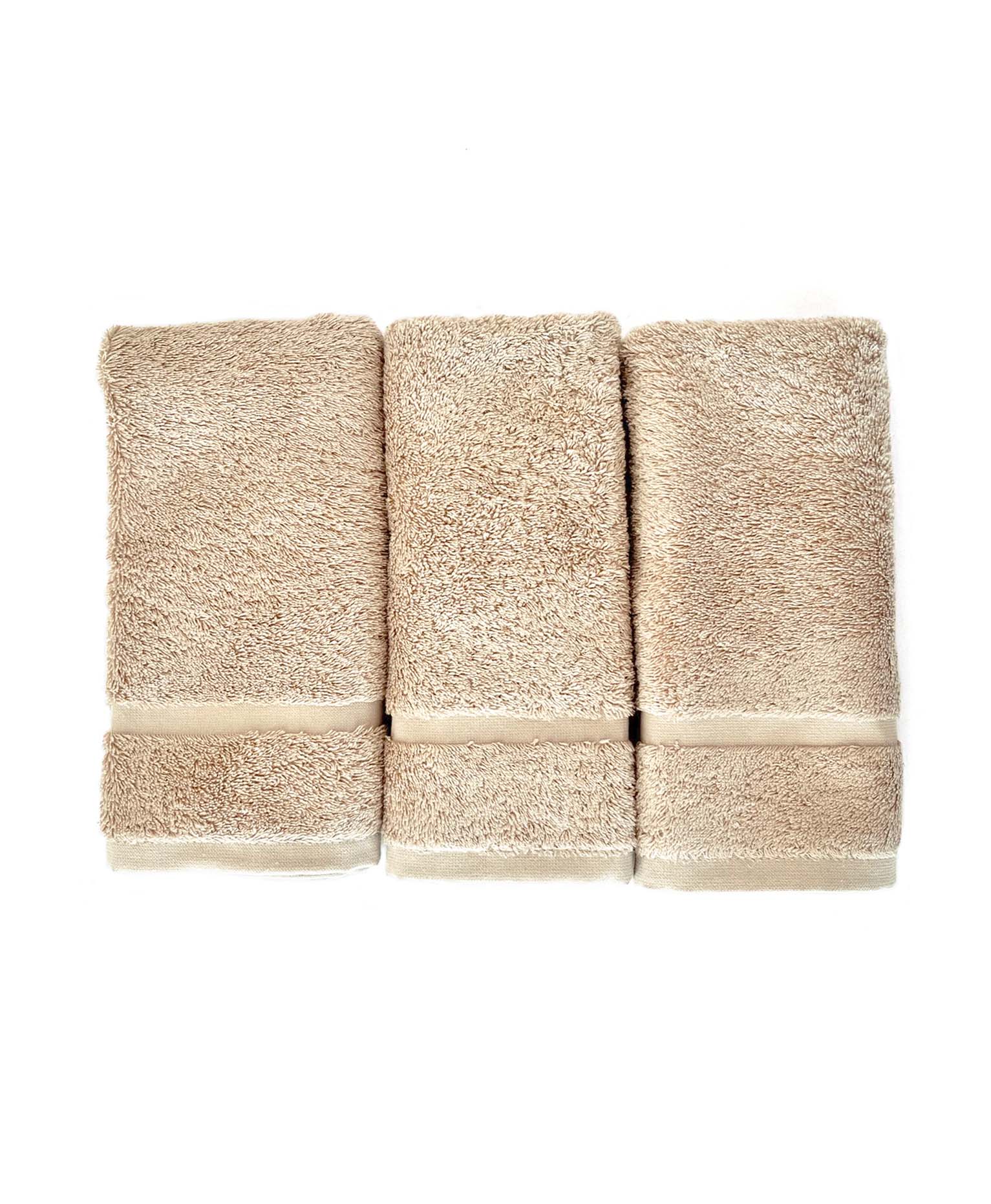 Pack 3 paños 600 gr/m2 lisos Tierra
