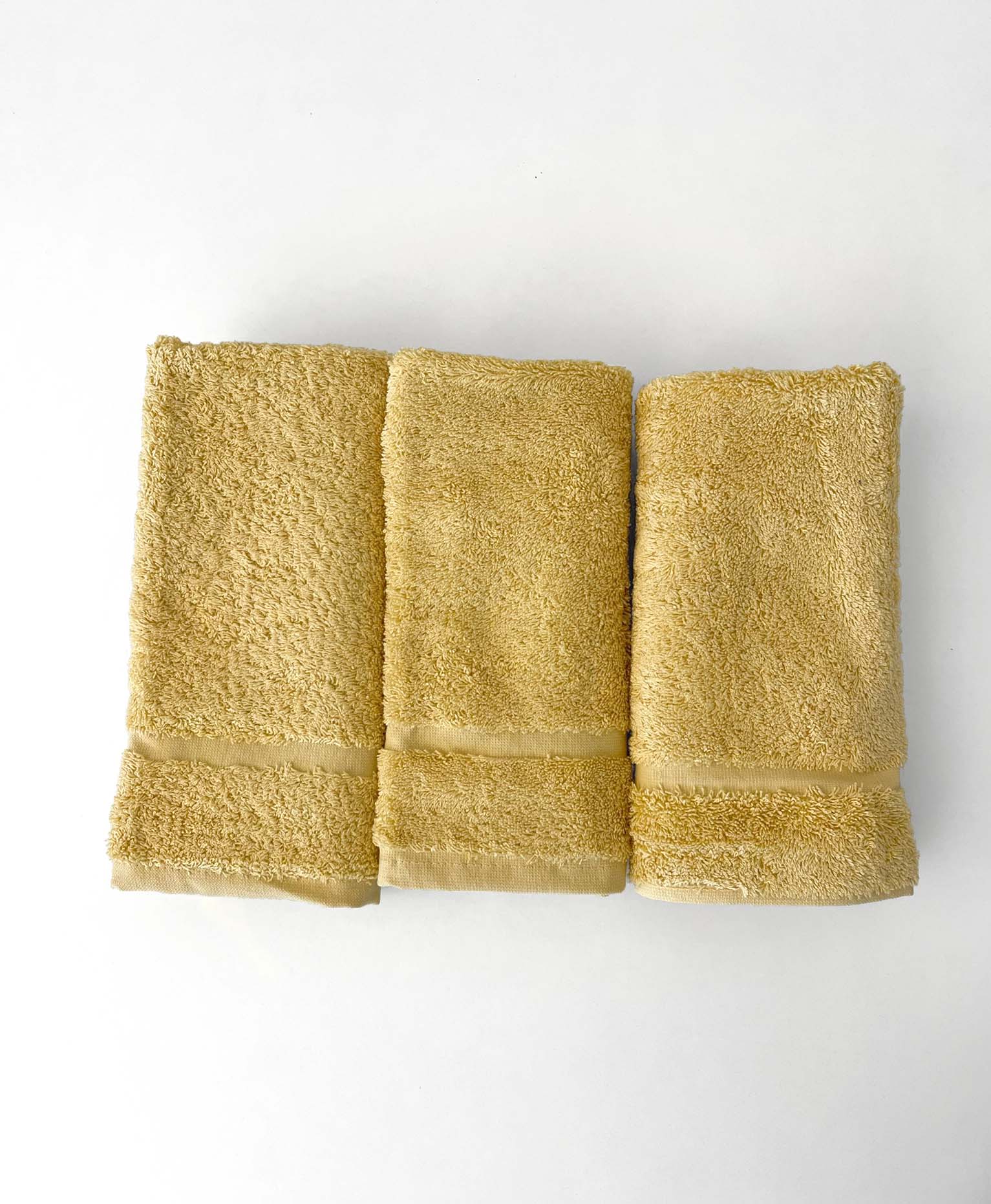 Pack 3 paños 600 gr/m2 lisos Amarillo