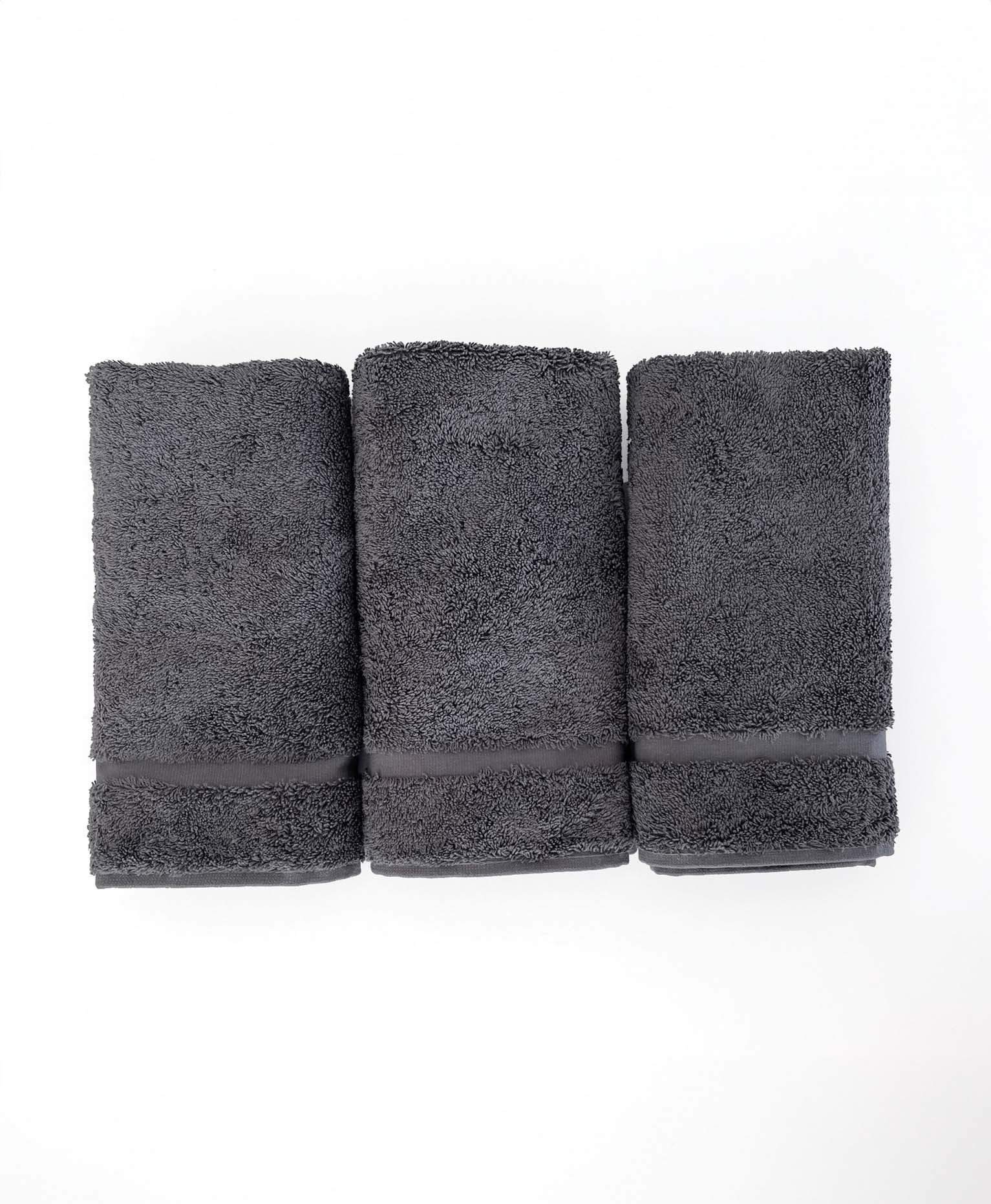 Pack 3 paños 600 gr/m2 lisos Gris