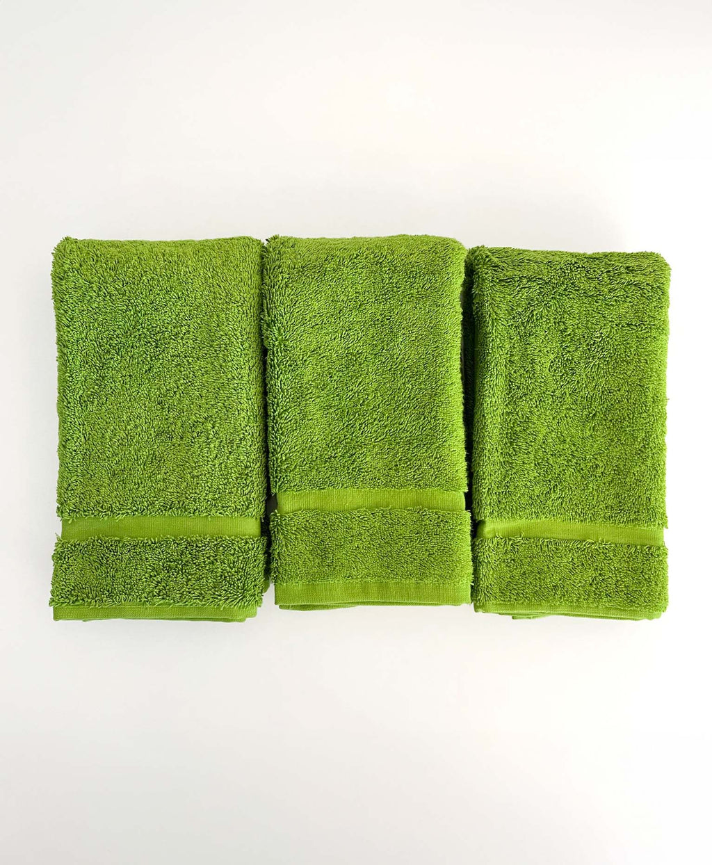Pack 3 paños 600 gr/m2 lisos Manzana