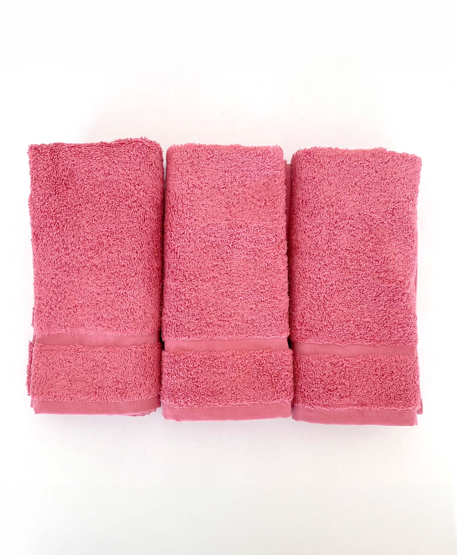 Pack 3 paños 600 gr/m2 lisos Coral