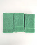 Pack 3 paños 450 gr/m2 lisos musgo