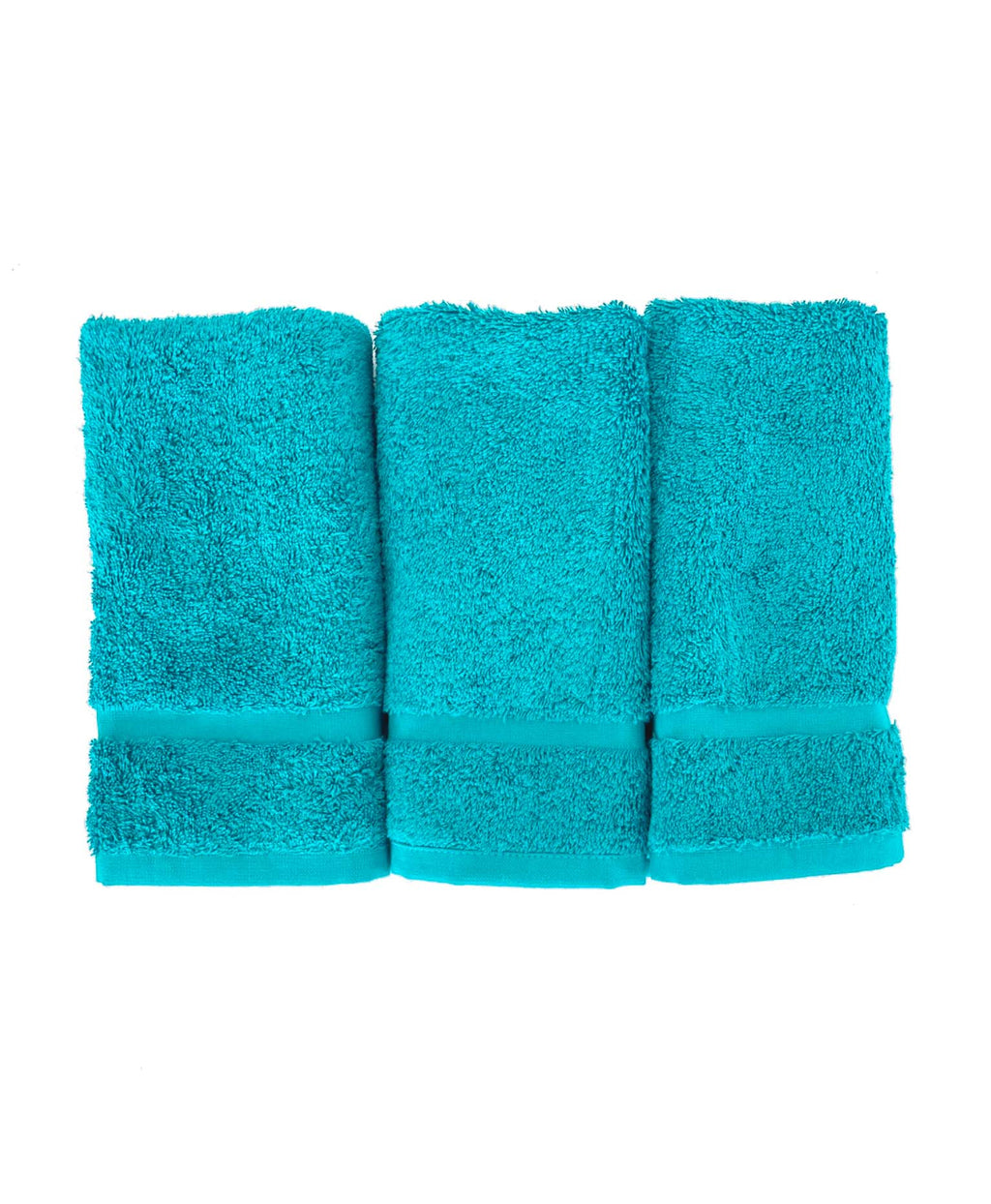 Pack 3 paños 450 gr/m2 lisos turquesa