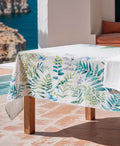 Mantel antimanchas Albir Aguamarina, mantel estampado