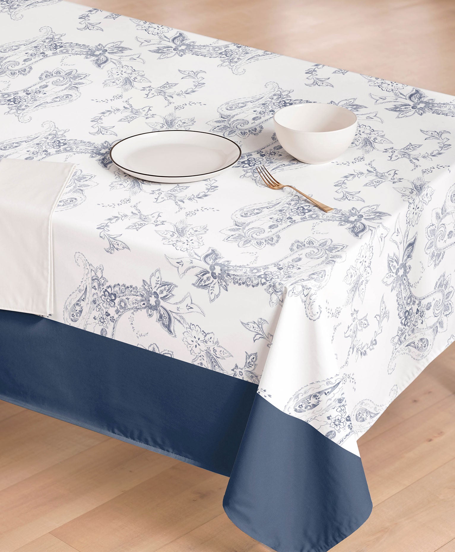 Mantel antimanchas Amelie Azul