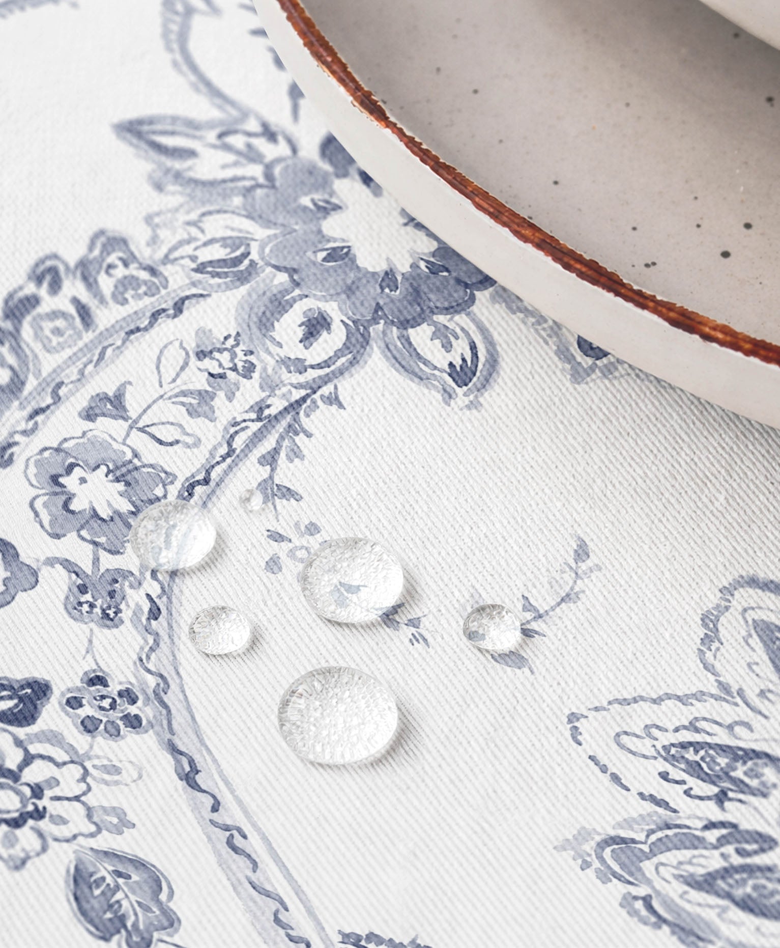 Mantel antimanchas Amelie Azul