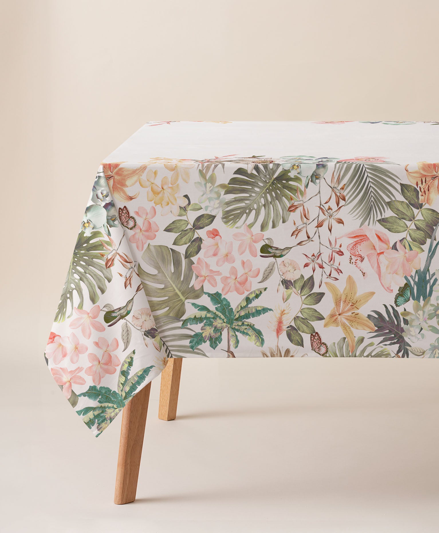 Mantel tropical antimanchas Damaris Multicolor