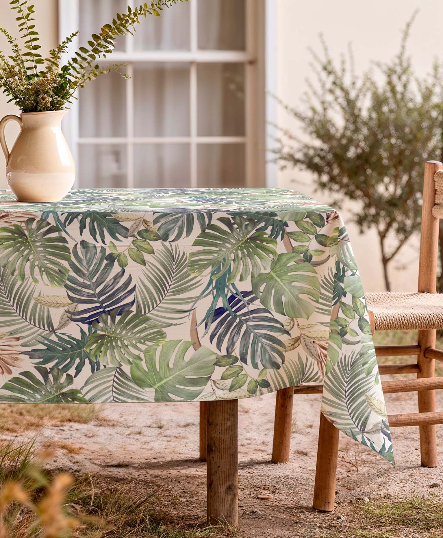 Mantel tropical Deisy Verde