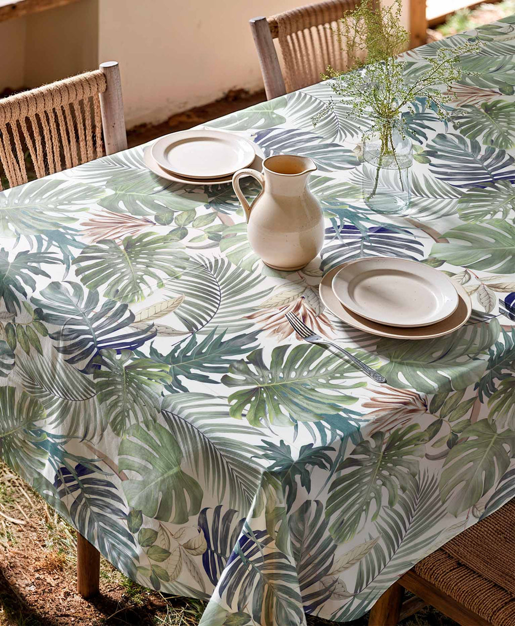 Mantel tropical Deisy Verde