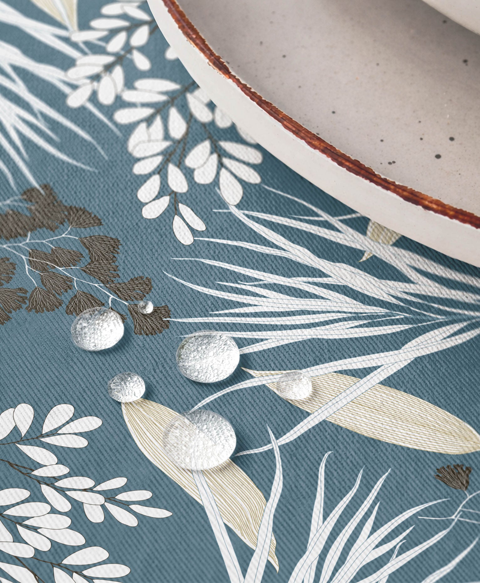 Mantel antimanchas Dory Azul
