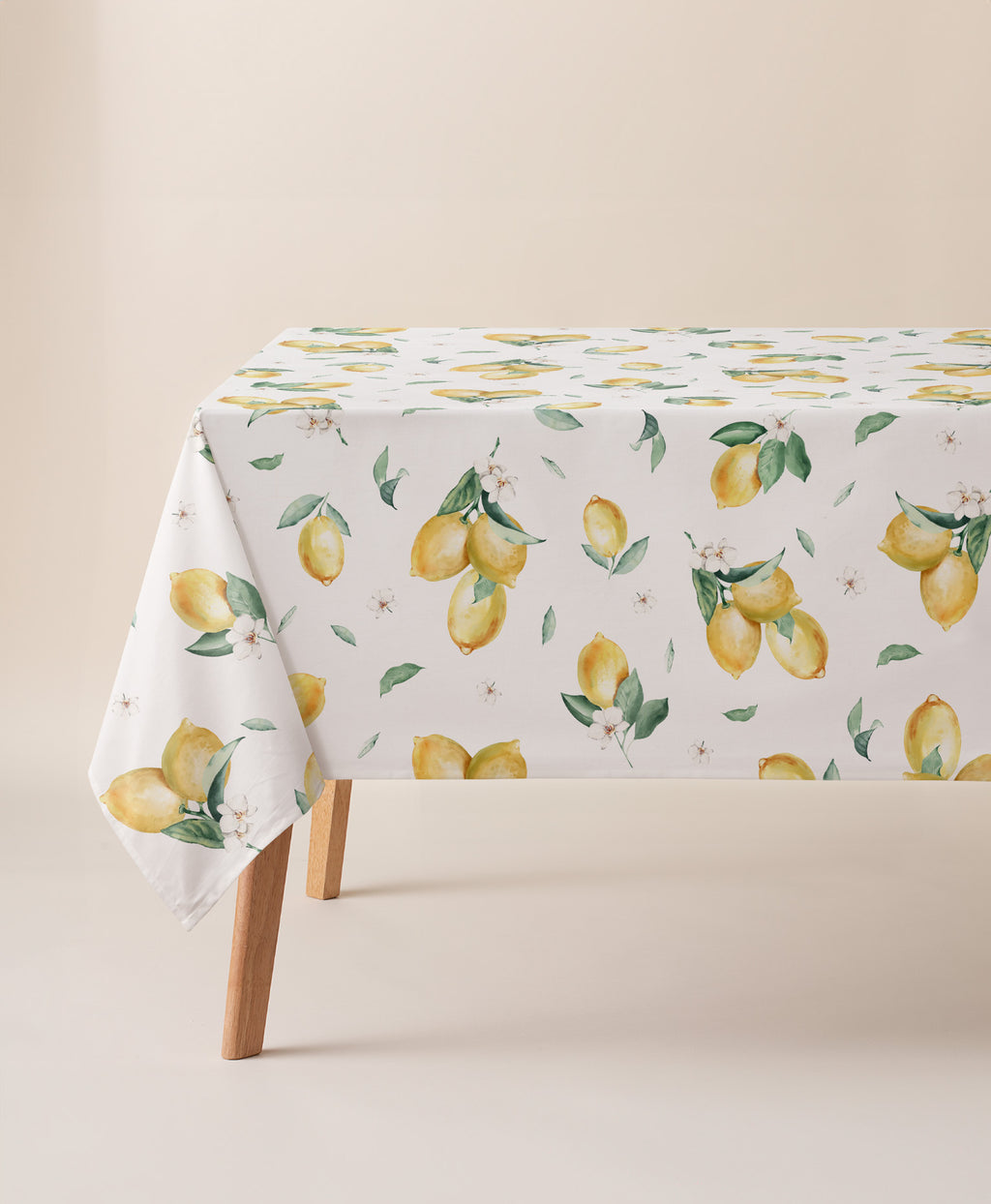 Mantel antimanchas Helios amarillo, mantel estampado, mantel de verano, mantel mediterraneo